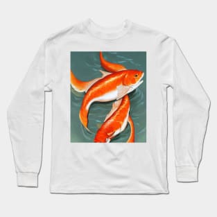 The Art of Koi Fish: A Visual Feast for Your Eyes 15 Long Sleeve T-Shirt